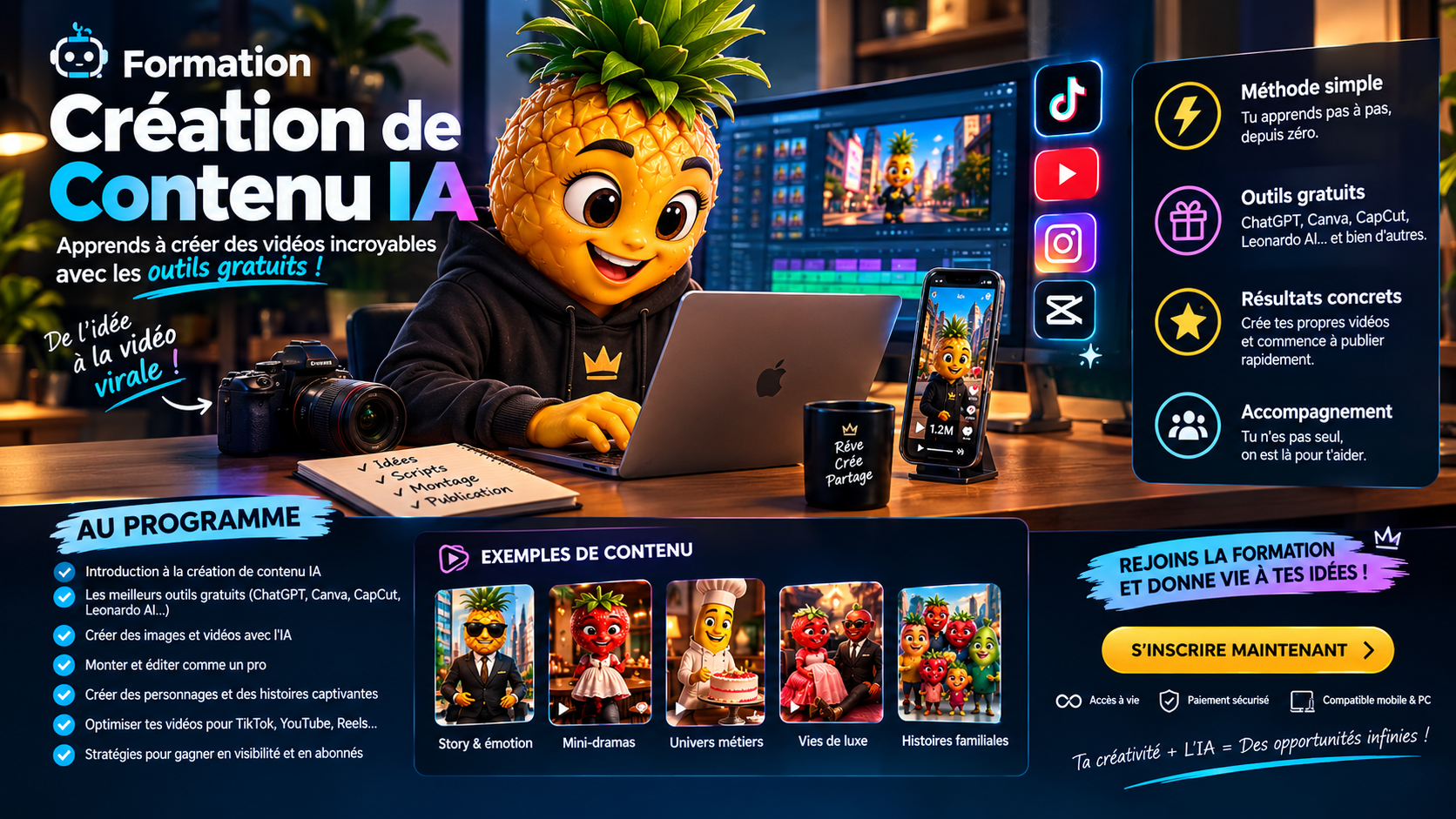 GUIDE ULTIME IA 🤖 – FRUIT CRÉATION 🍓🍌🍊